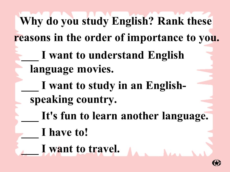 Argumentative Essay: Reasons You Should Learn English